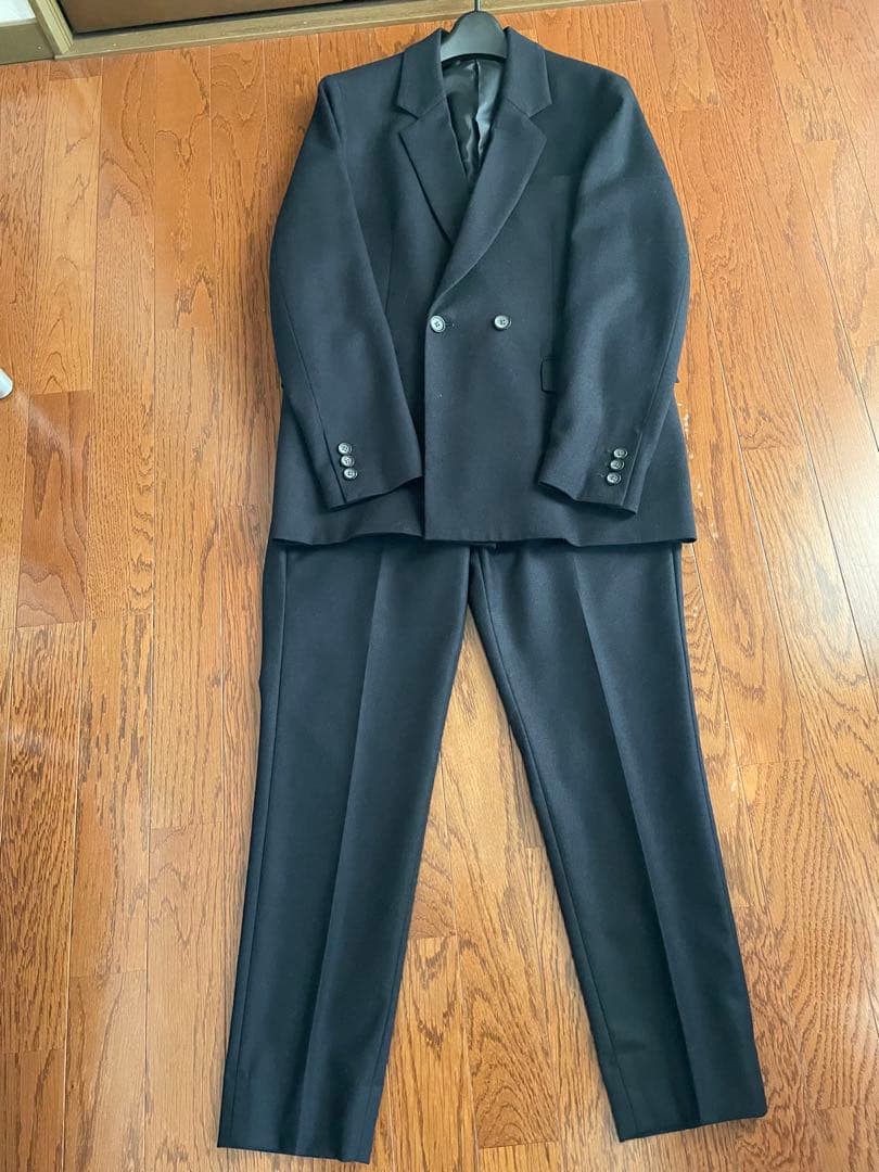 【STUDIOUS】サキソニーストレッチセットアップダブルジャケット