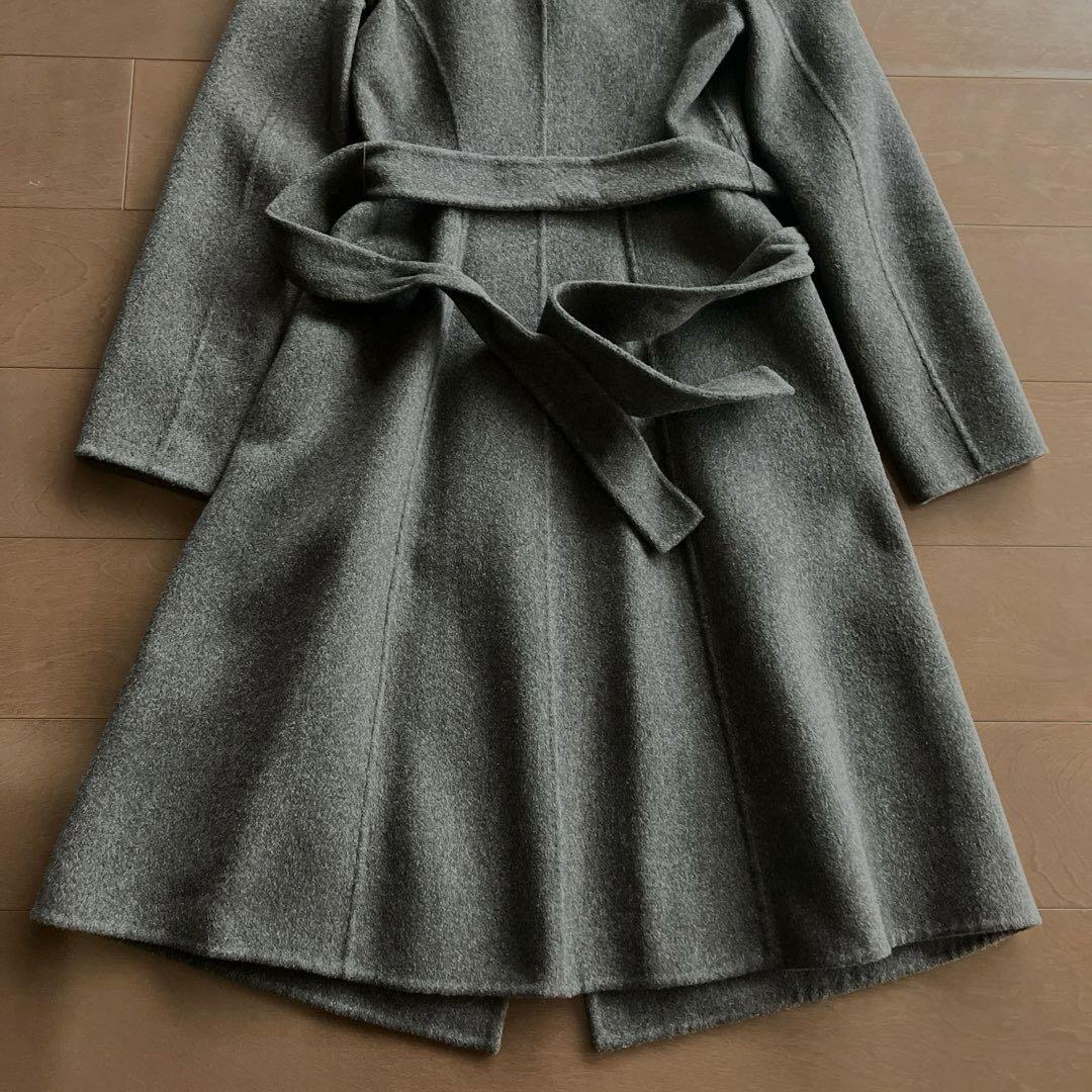 Theory＊カシミヤ100%・ダークグレー ロングコート・NYで購入