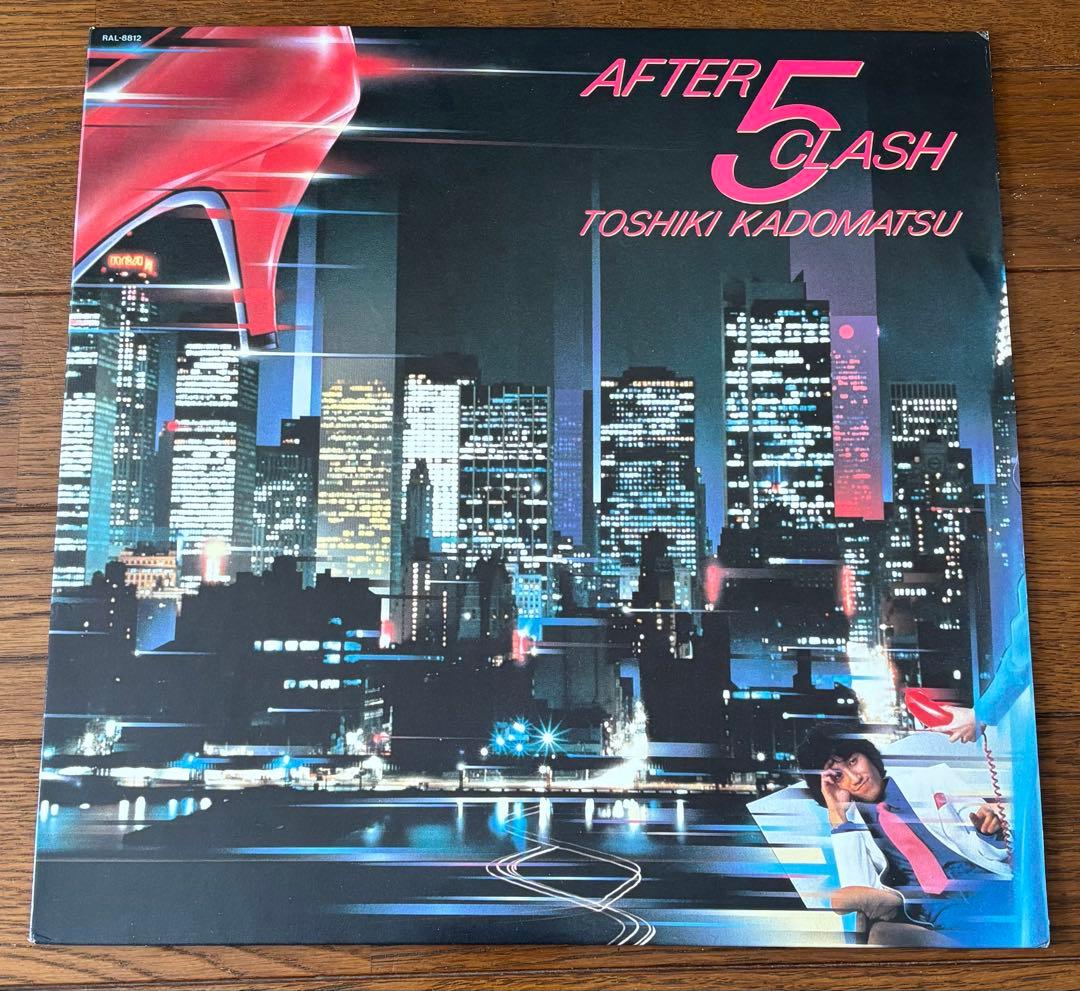AFTER 5 CLASH TOSHIKI KADOMATSU 角松敏生　LP