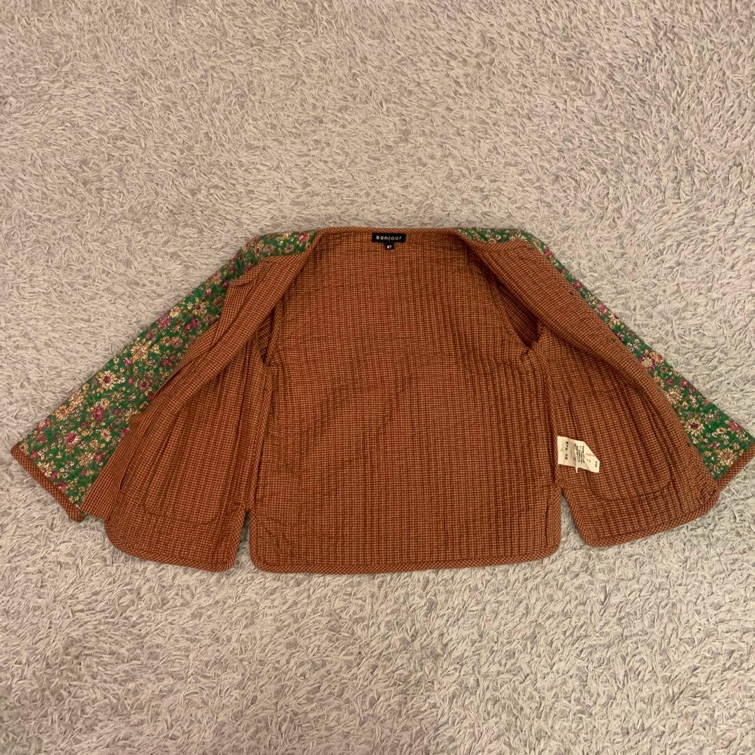 【*。様 限定大幅値下げ美品秋冬おすすめ　Bonjour diary花柄ジャケッ