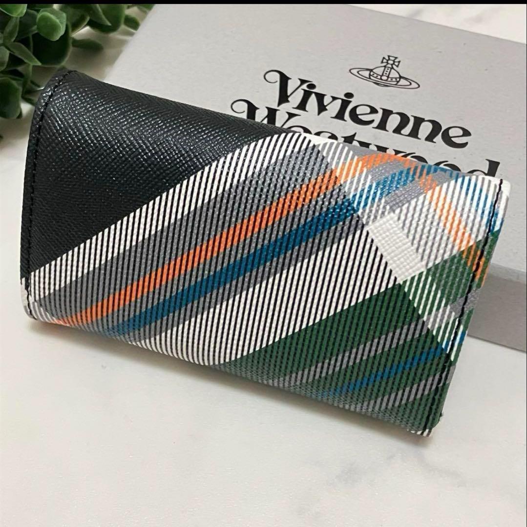 小物 Vivienne Westwood Derby Tartan Green