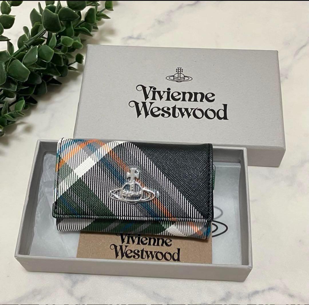 小物 Vivienne Westwood Derby Tartan Green