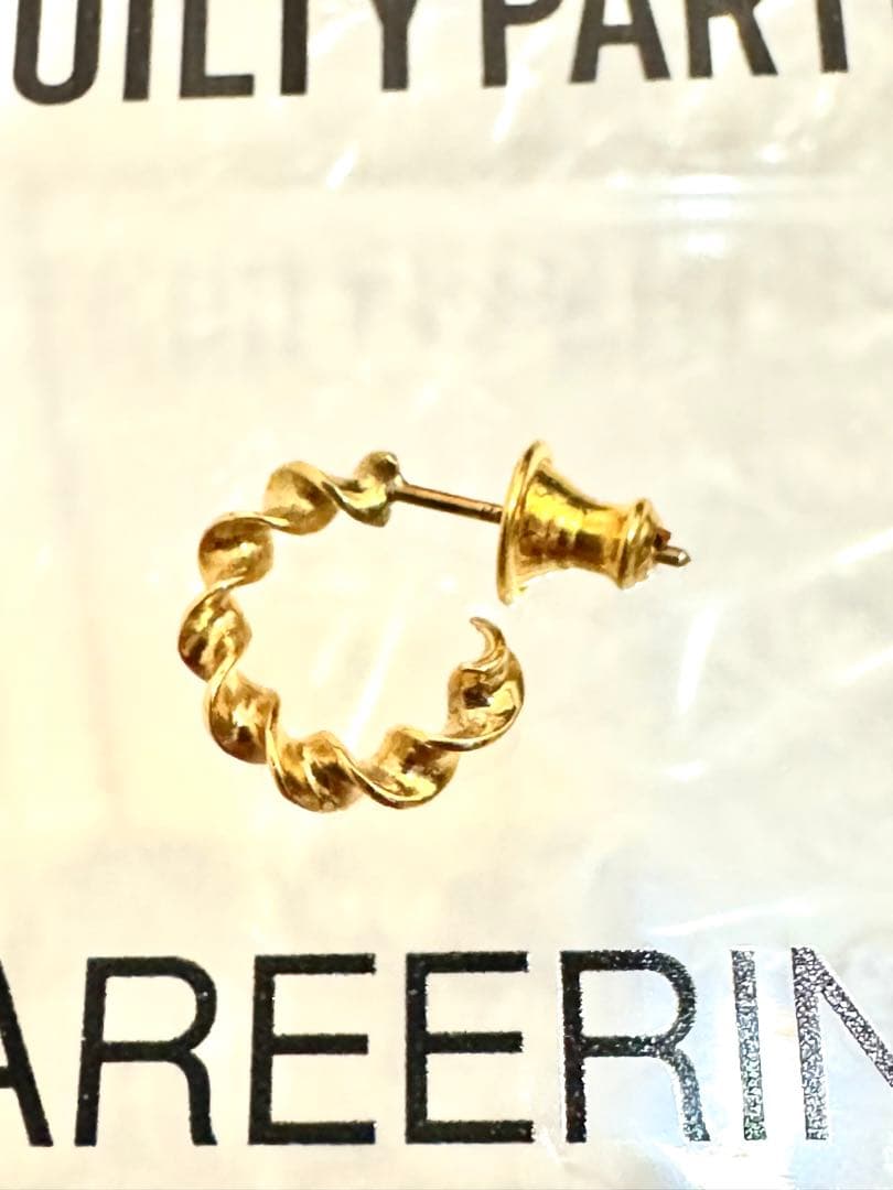 CAREERING WACKO MARIA K18 ピアス 片方