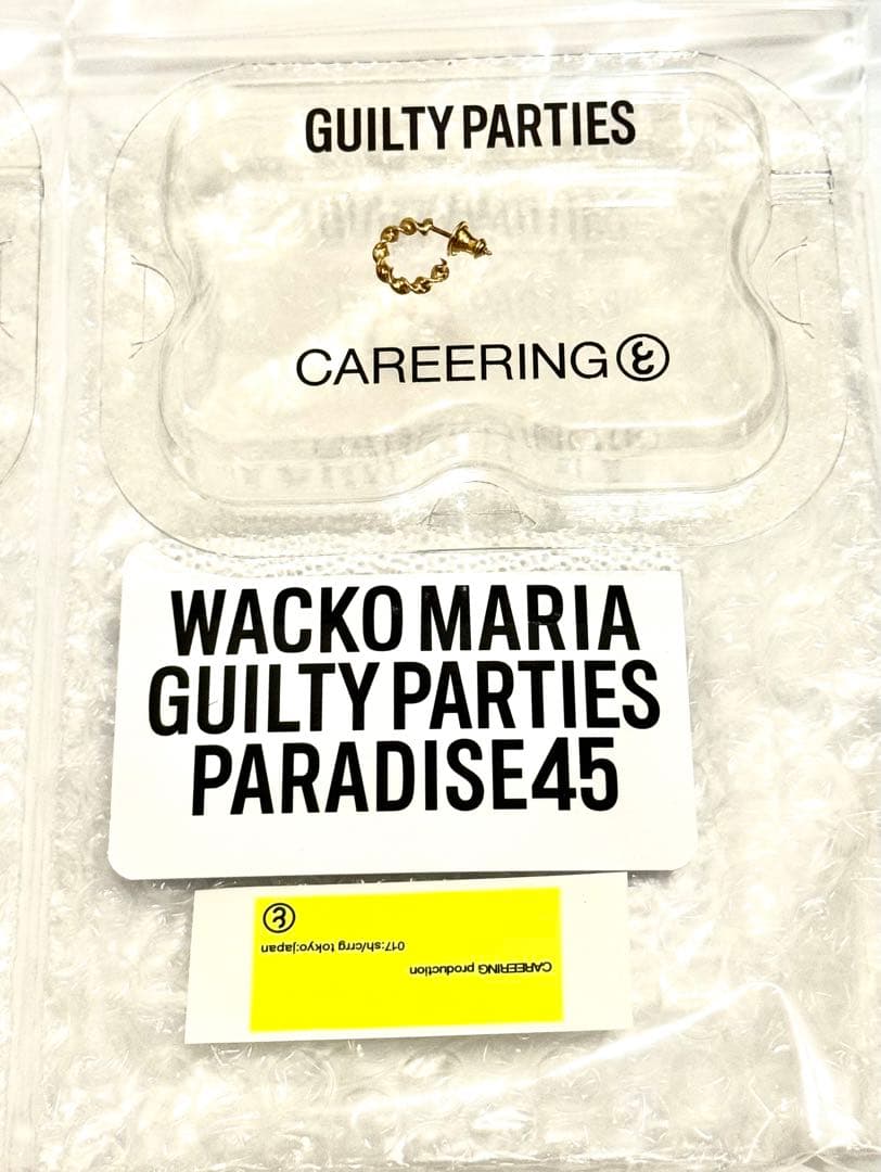 CAREERING WACKO MARIA K18 ピアス 片方