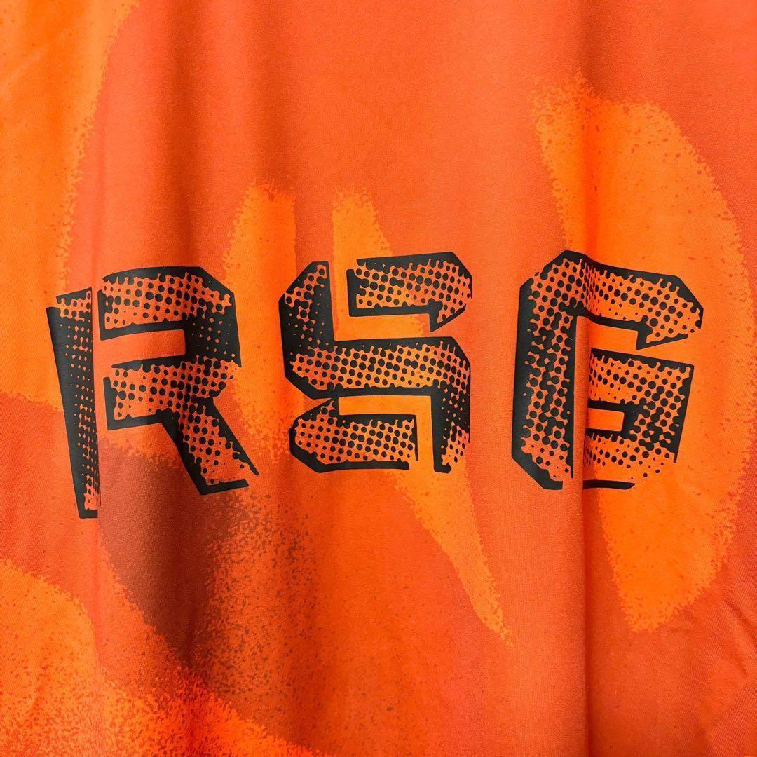 ラッセルノ ゴルフ RSGロゴ スプレー S/S モックネック オレンジ L 5