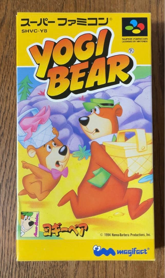 【超激レア】スーパーファミコン SFC ヨギーベア YOGIBEAR【箱説有り】