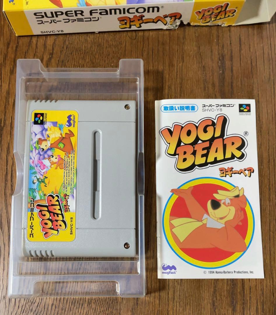 【超激レア】スーパーファミコン SFC ヨギーベア YOGIBEAR【箱説有り】