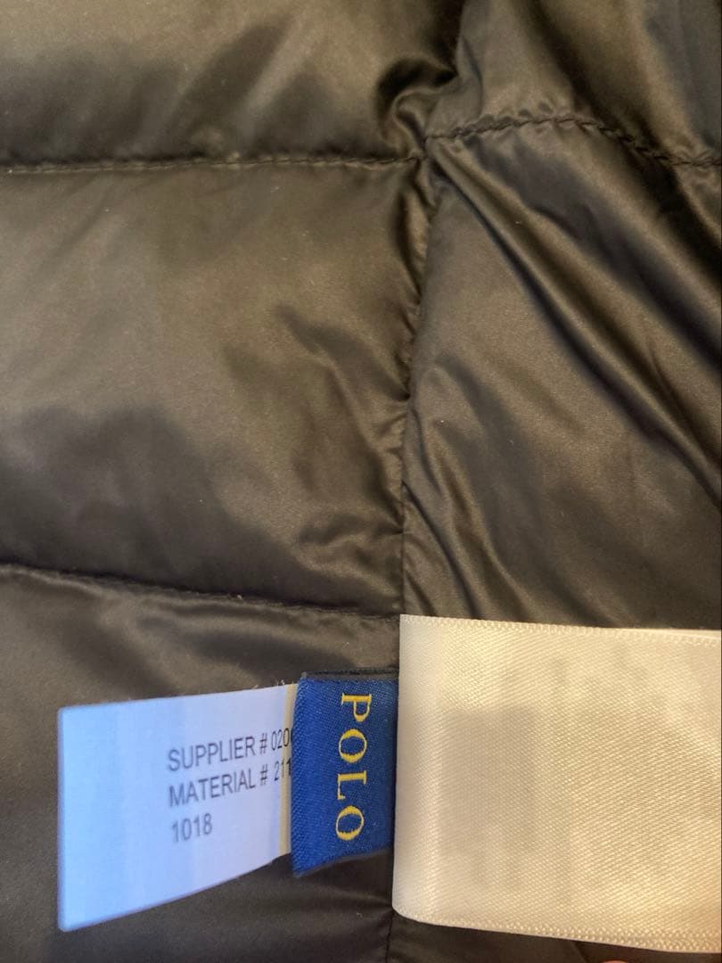 ◾️ ポロ　ラルフローレン　ダウンベスト　レディース　ブラック　Sサイズ