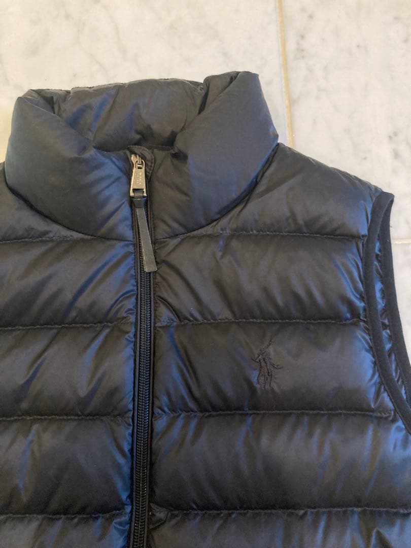 ◾️ ポロ　ラルフローレン　ダウンベスト　レディース　ブラック　Sサイズ