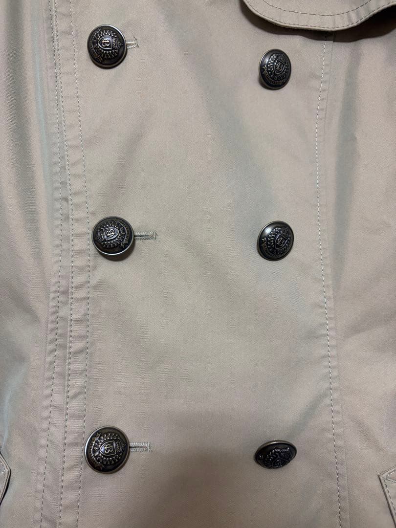 極美品 ブルーレーベルクレストブリッジ トレンチコート ライナー チェック 38