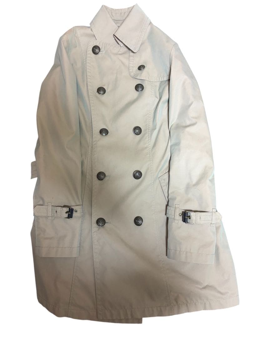 極美品 ブルーレーベルクレストブリッジ トレンチコート ライナー チェック 38