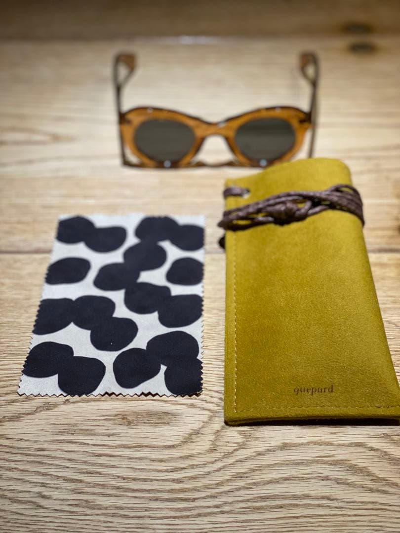 BSさん専用/超美品/guepard  /コニャック/2種のレンズ