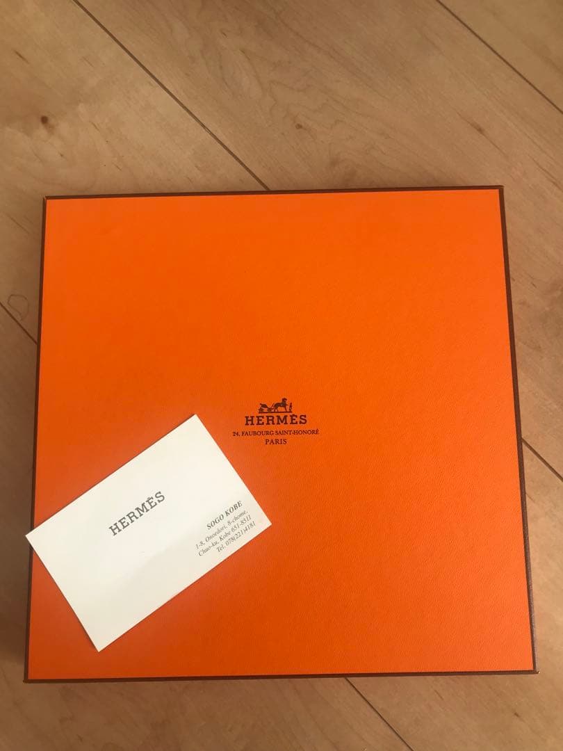 箱付き未使用品 エルメスカレ90 スカーフパリの橋　イエロー×ブラック