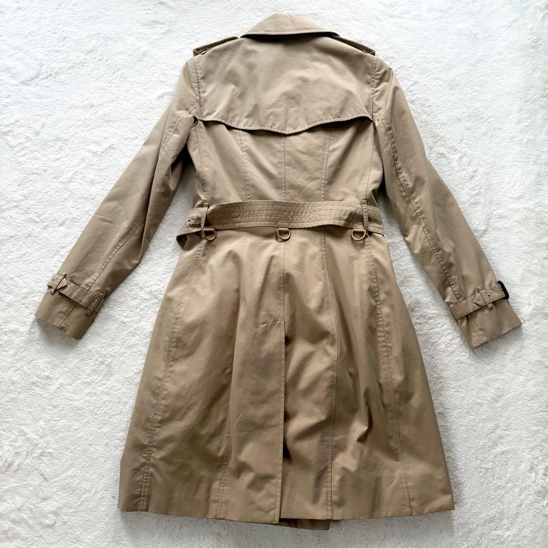 現行！　バーバリー　チェルシー　トレンチコート　ハニーベージュ　ノバチェック　S