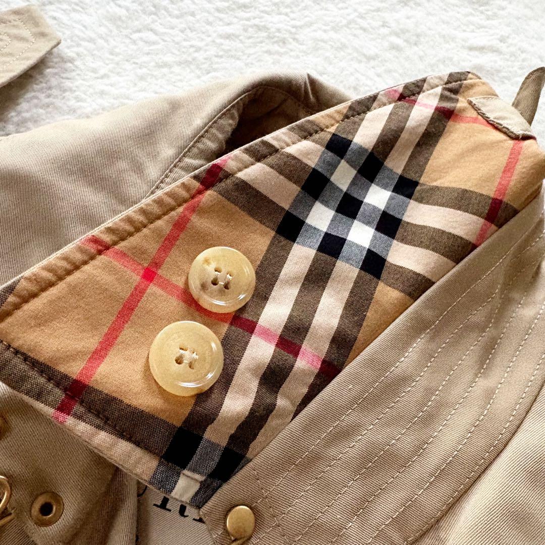 現行！　バーバリー　チェルシー　トレンチコート　ハニーベージュ　ノバチェック　S