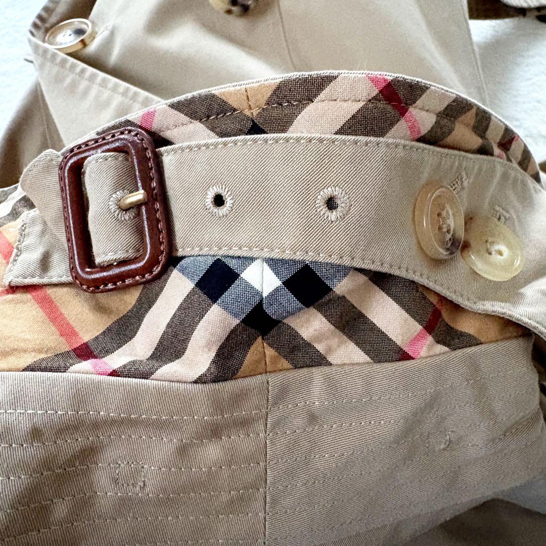 現行！　バーバリー　チェルシー　トレンチコート　ハニーベージュ　ノバチェック　S