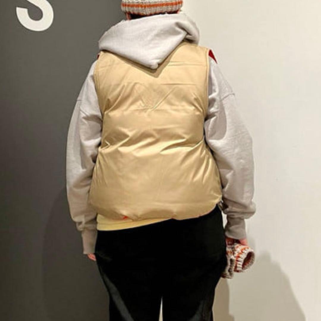 新品同様 BEAMSBOY ダウンベスト リバーシブル red