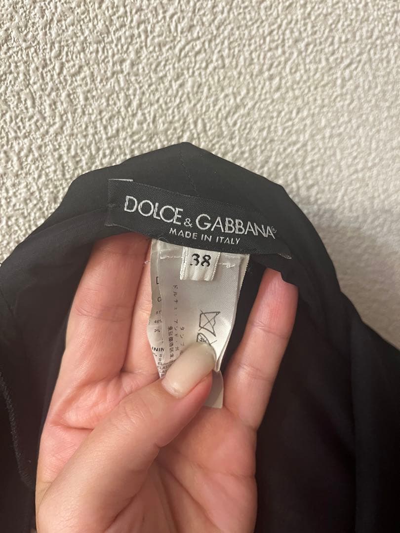 DOLCE&GABBANA ブラックドレス38