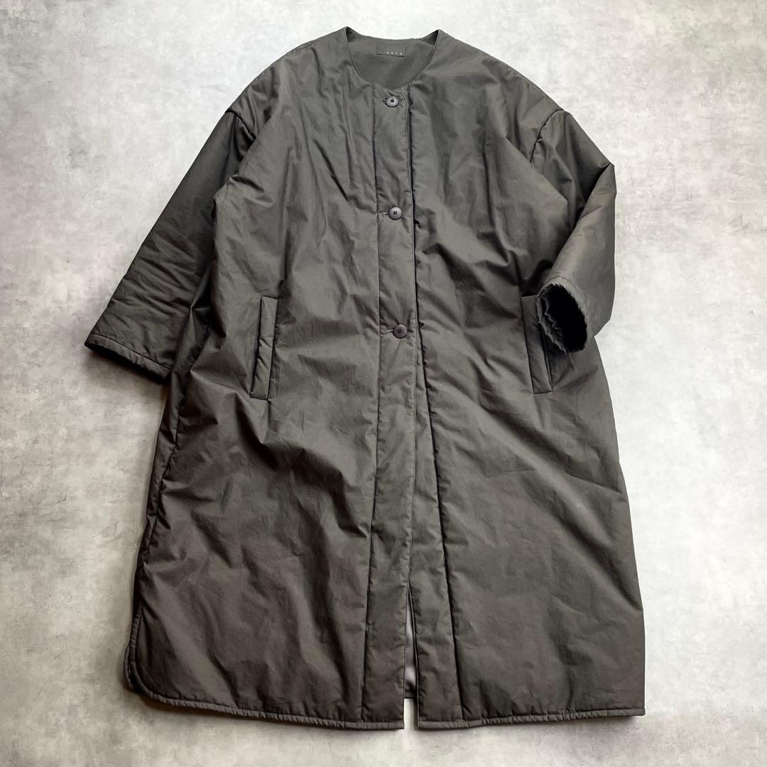 オローネ　フォーカスウォームコート tandey　チャコールグレー　墨クロ