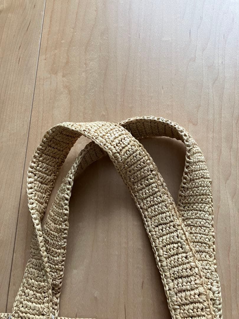 ★新品・タグ付き★ MAISON N.H PARIS ラフィアトートバッグ