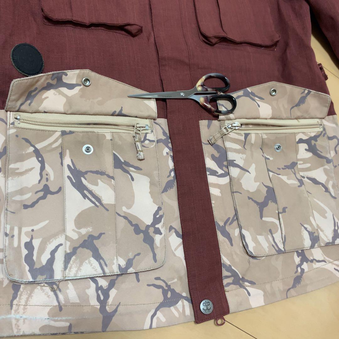 SCAPE スノーボード ジャケット レディース バーガンディ 迷彩 ムラスポ