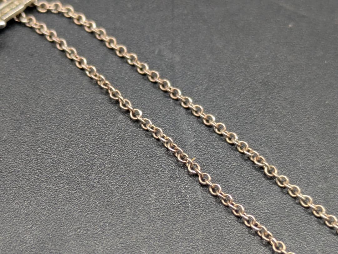 Tiffany LOVEキューブ ネックレス AG925