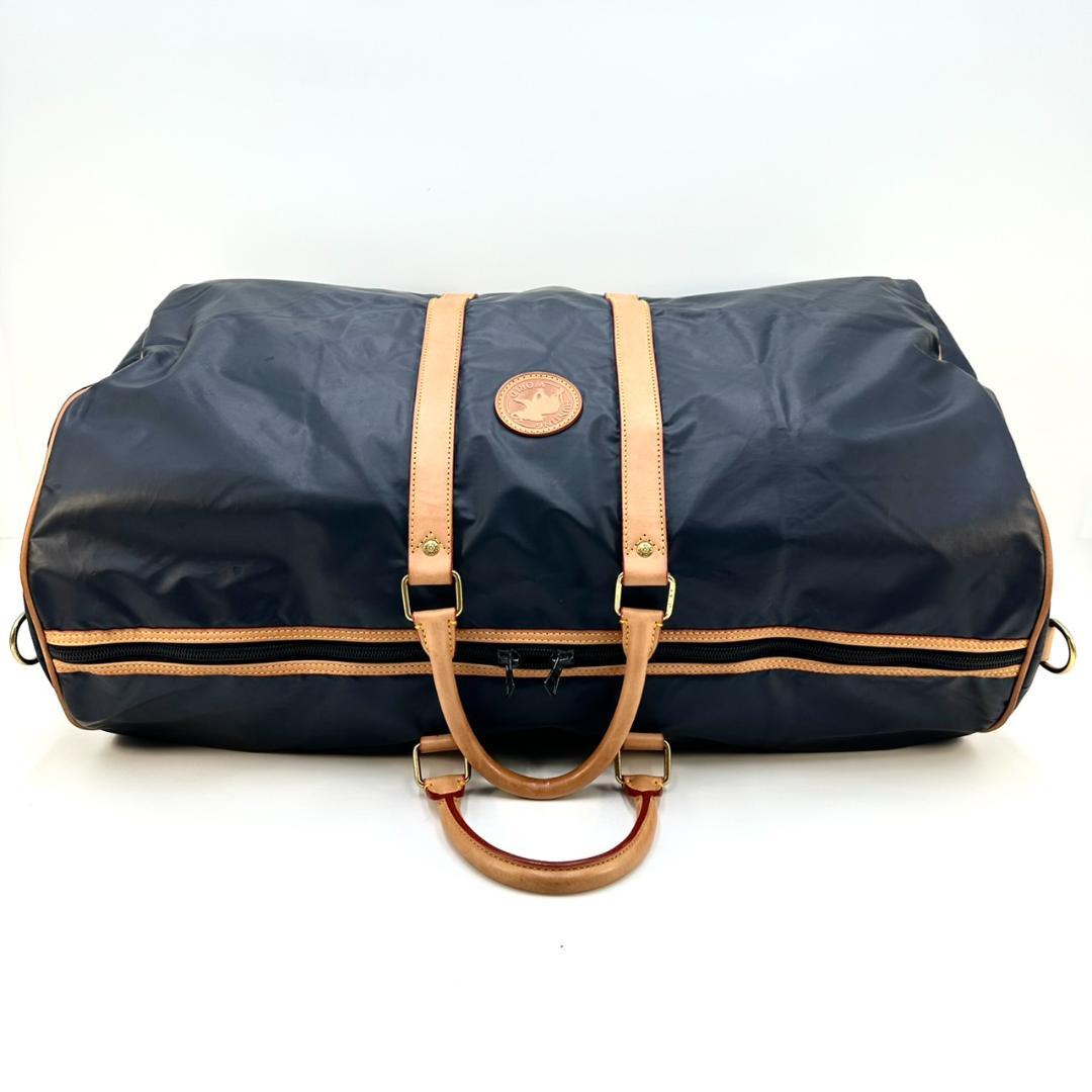 HUNTING WORLD バチュークロス ボストンバッグ 大容量 男女兼用