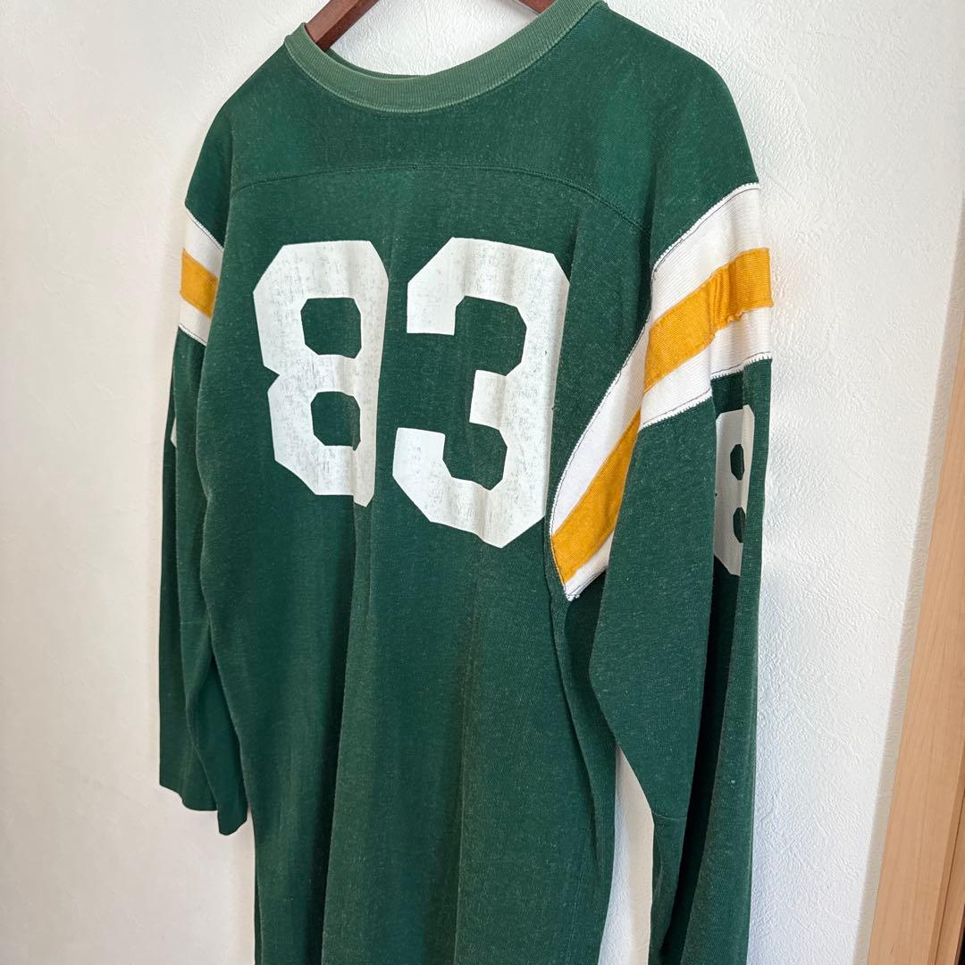 70's champion フットボールTシャツ