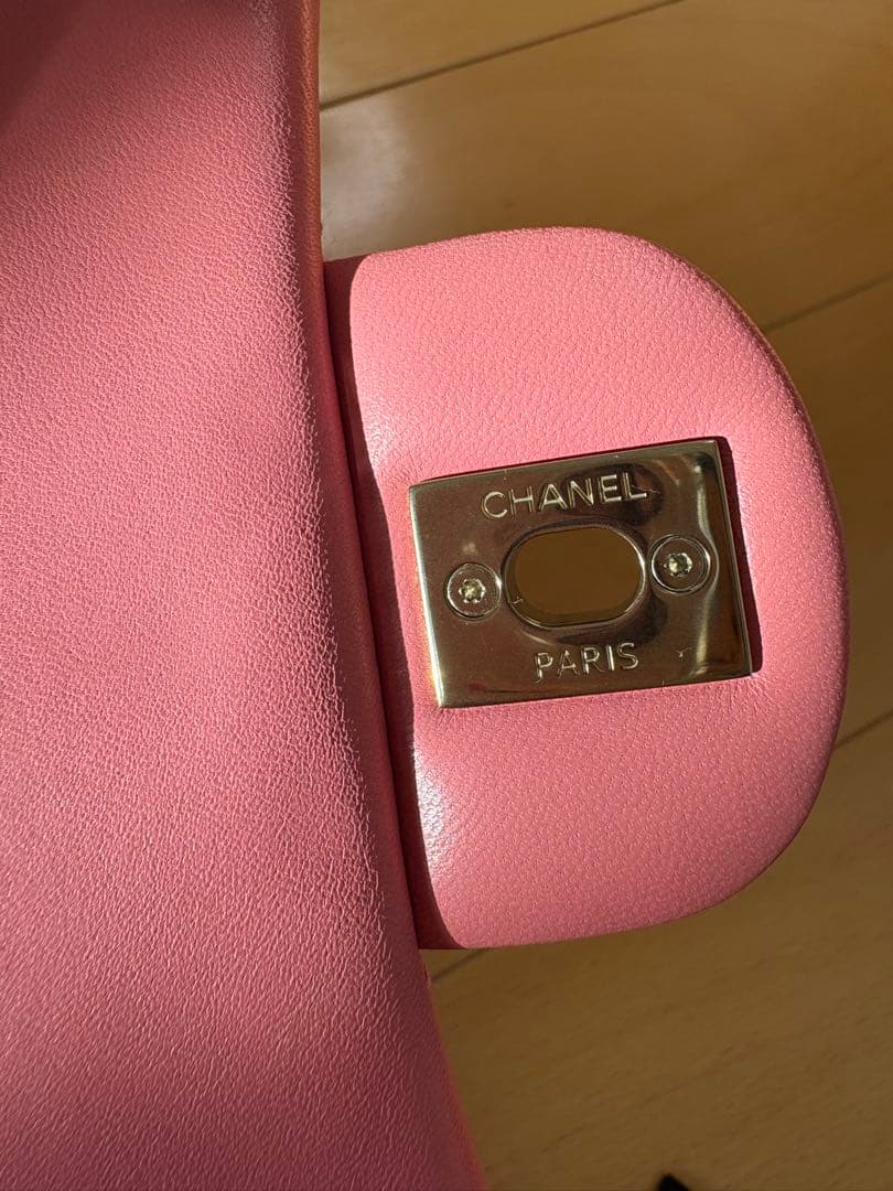 ジ*ー様 極美品 CHANEL ミニマトラッセ ベイビーピンク