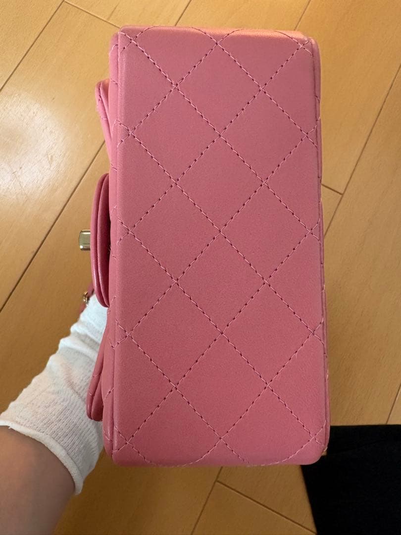 ジ*ー様 極美品 CHANEL ミニマトラッセ ベイビーピンク
