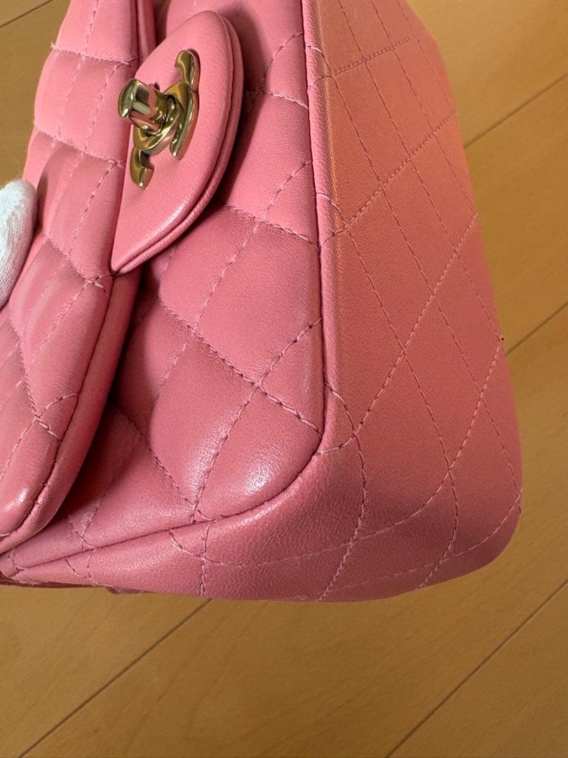 ジ*ー様 極美品 CHANEL ミニマトラッセ ベイビーピンク
