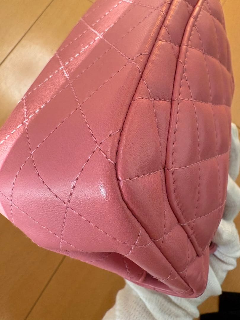 ジ*ー様 極美品 CHANEL ミニマトラッセ ベイビーピンク