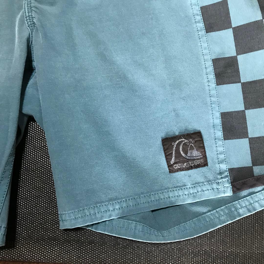 クイックシルバー ボードショーツ チェック　海パン