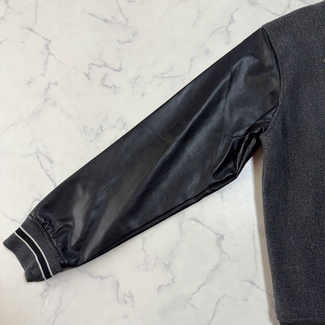 【激レア】STUSSY ステューシー スタジャン レザージャケット 薄手ブラック