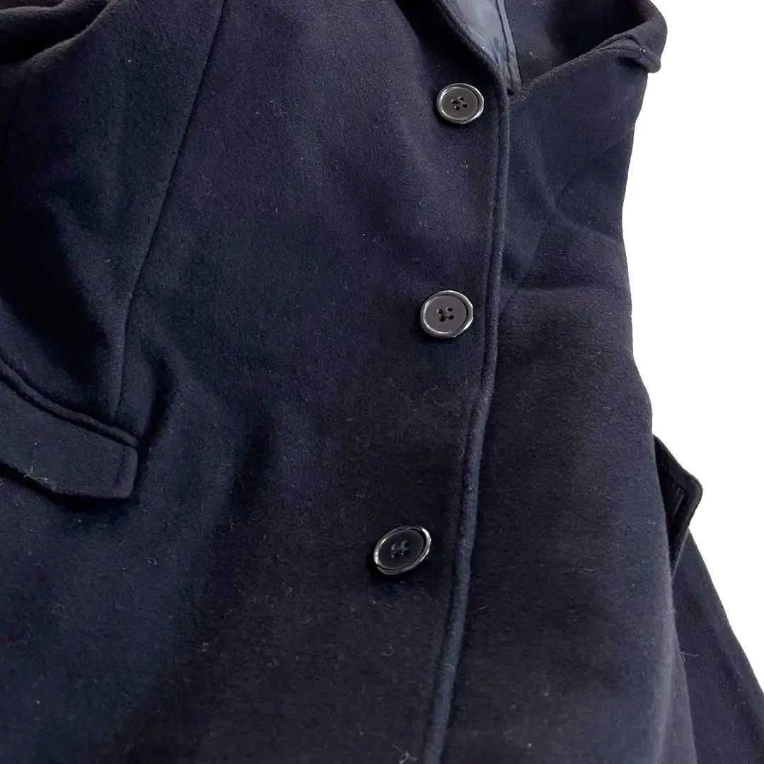 【近年✨️】ポロラルフローレン チェスターコート ロング ウール ブラック XL