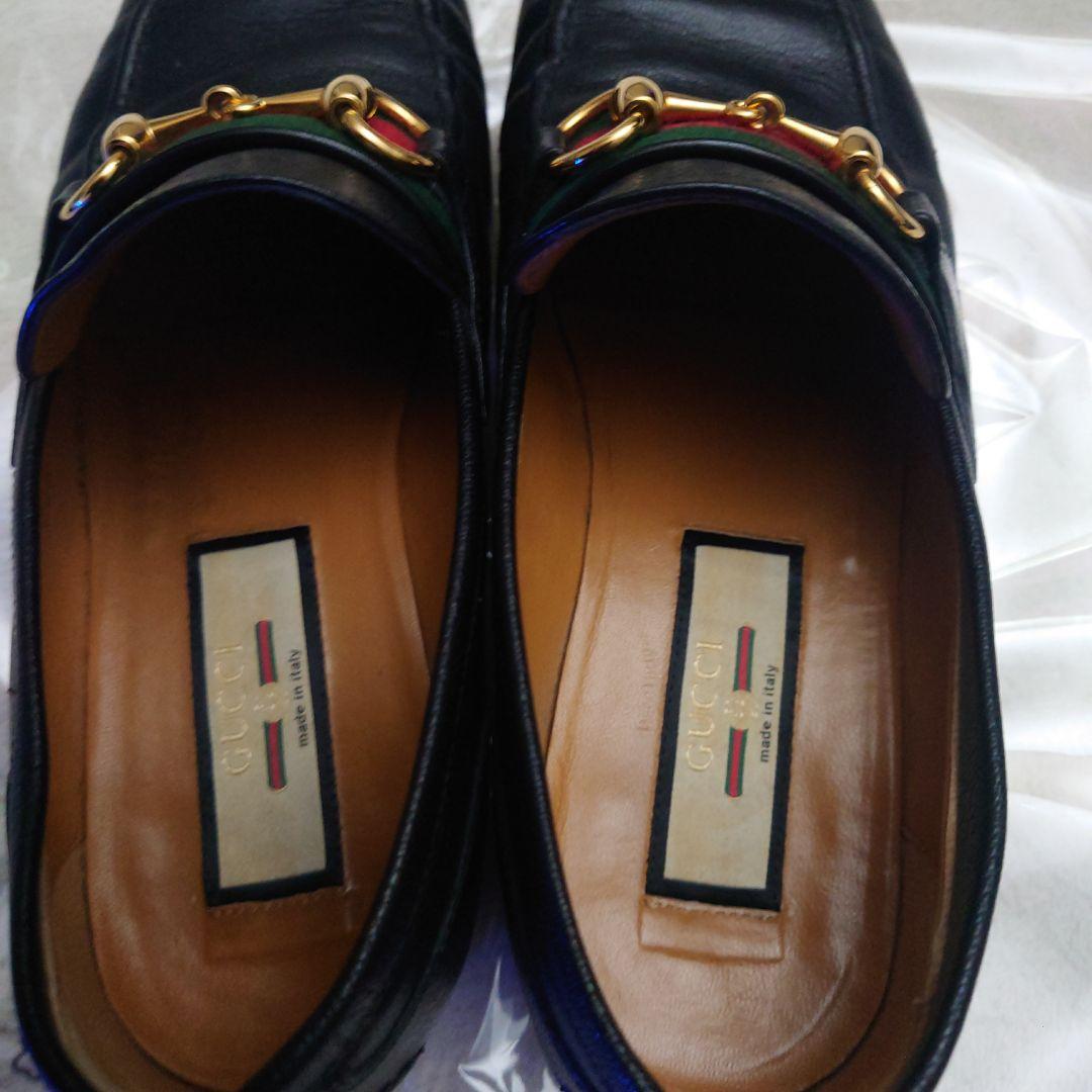 GUCCIホースビットローファーsize5（着用感25.5相当）黒