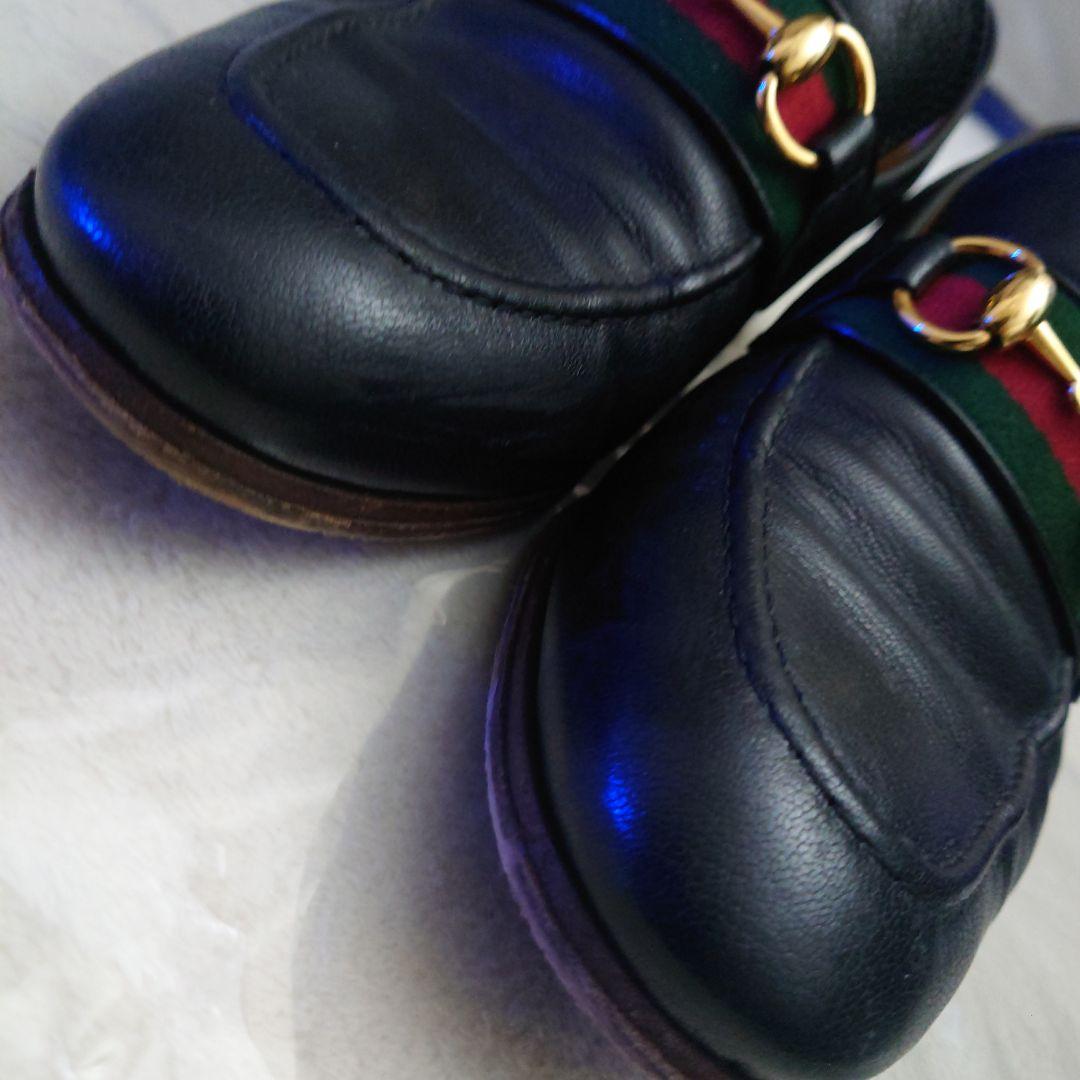 GUCCIホースビットローファーsize5（着用感25.5相当）黒