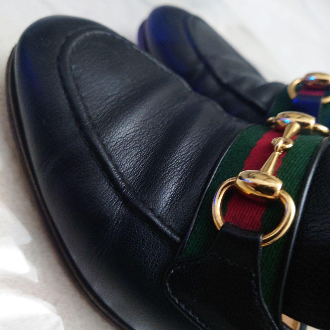 GUCCIホースビットローファーsize5（着用感25.5相当）黒