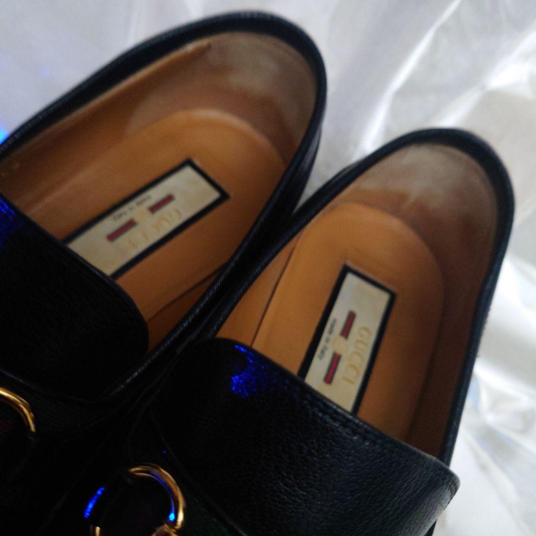 GUCCIホースビットローファーsize5（着用感25.5相当）黒
