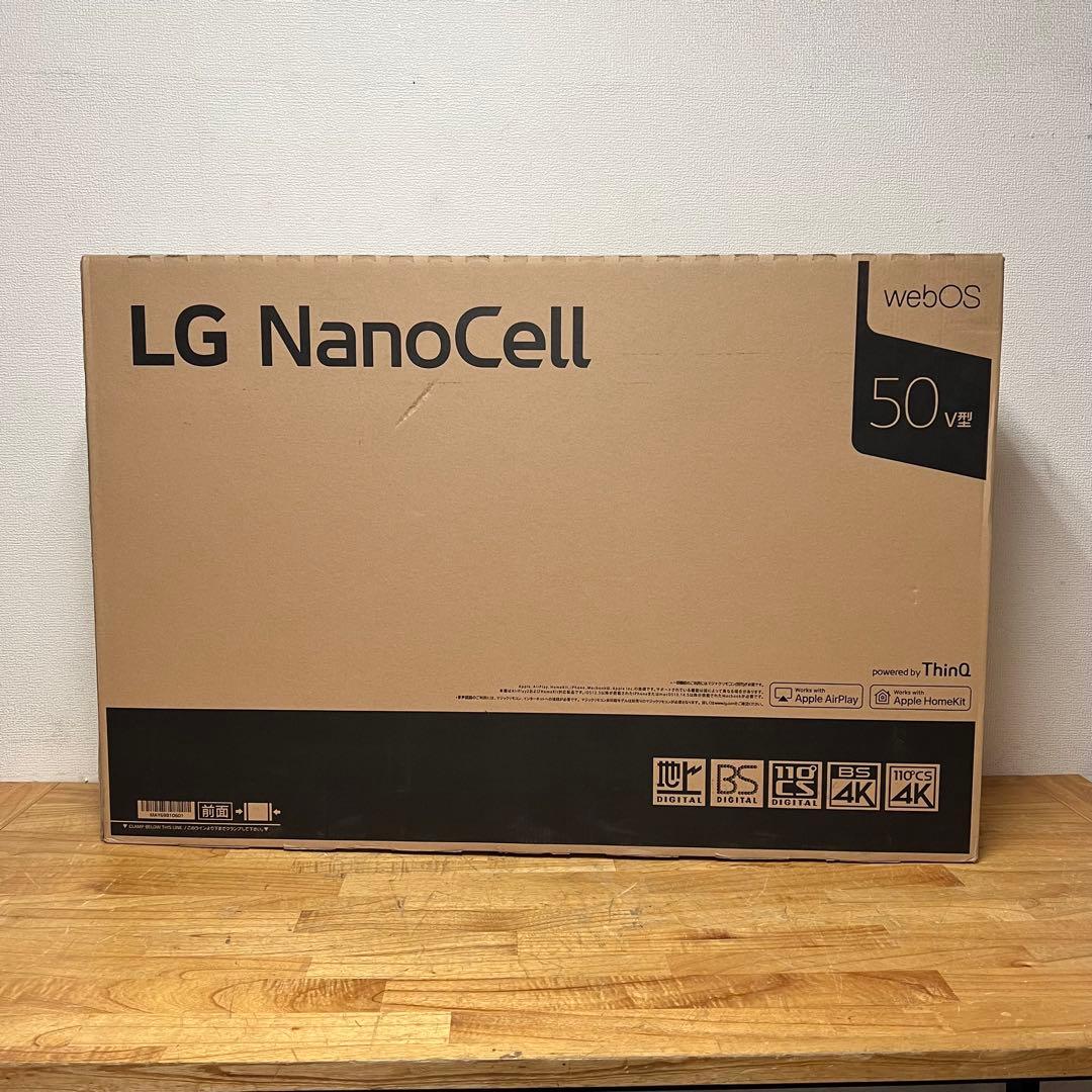 全国送料込❣️新品保管品。次世代LG50型4KNanoCell TV