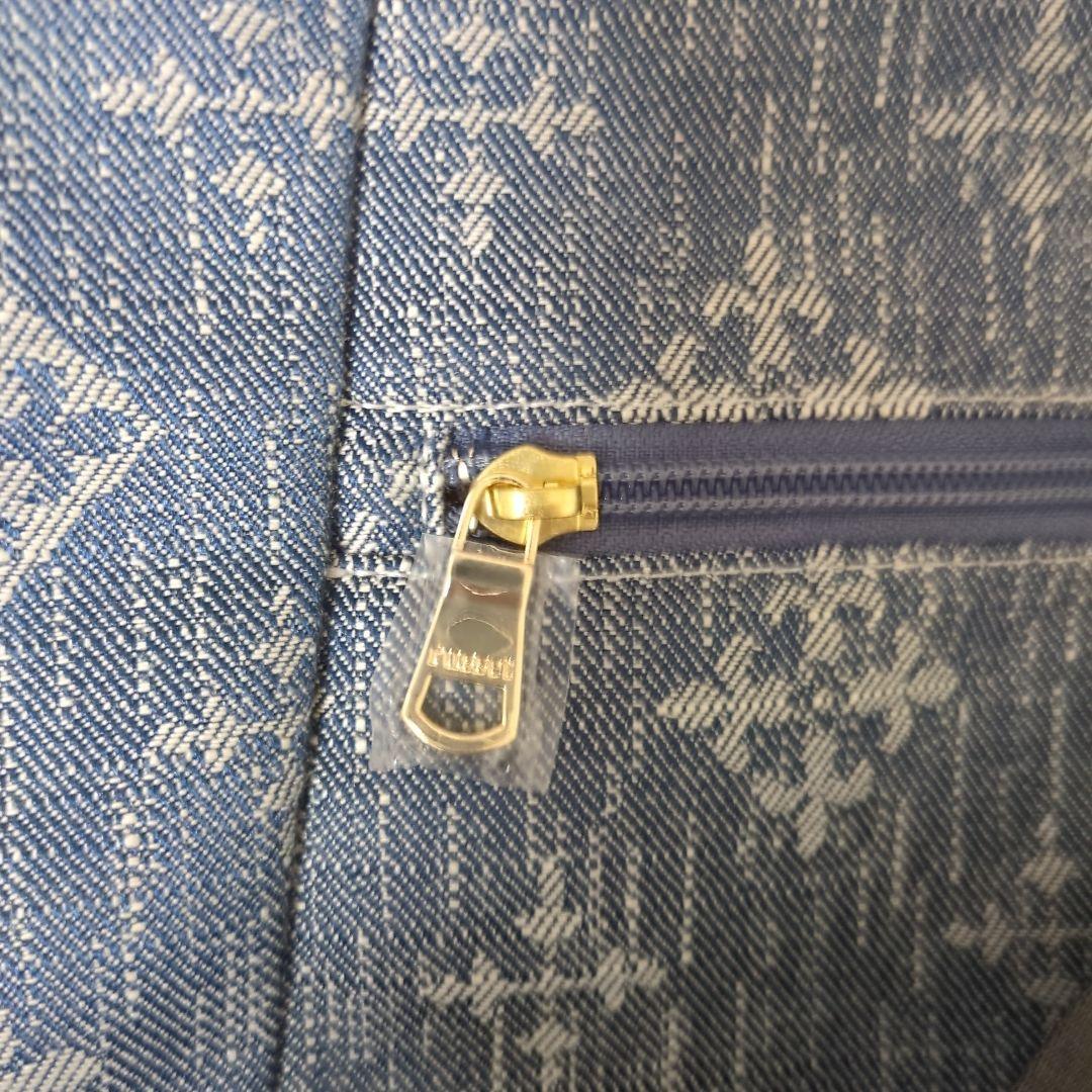 美品russet☆ラシットWEB限定 スリングバッグ　デニムジャガード