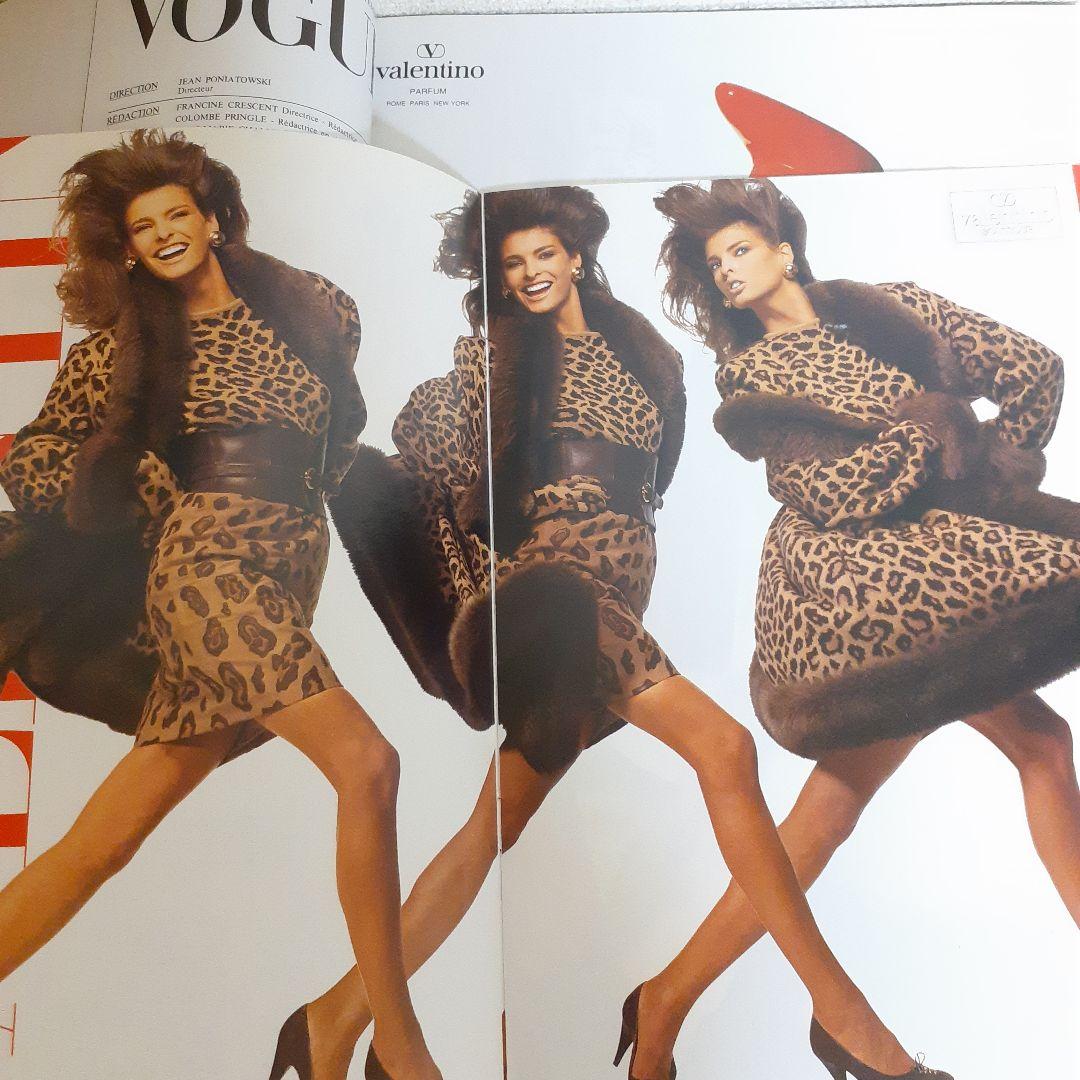 vogue paris1987 スーパーモデル LINDA 小冊子広告付き