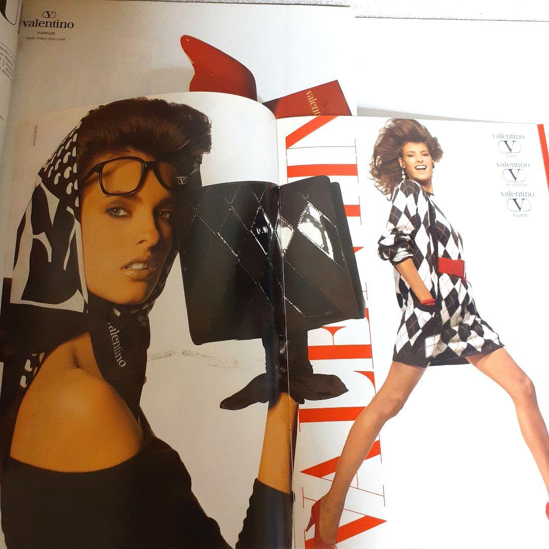 vogue paris1987 スーパーモデル LINDA 小冊子広告付き
