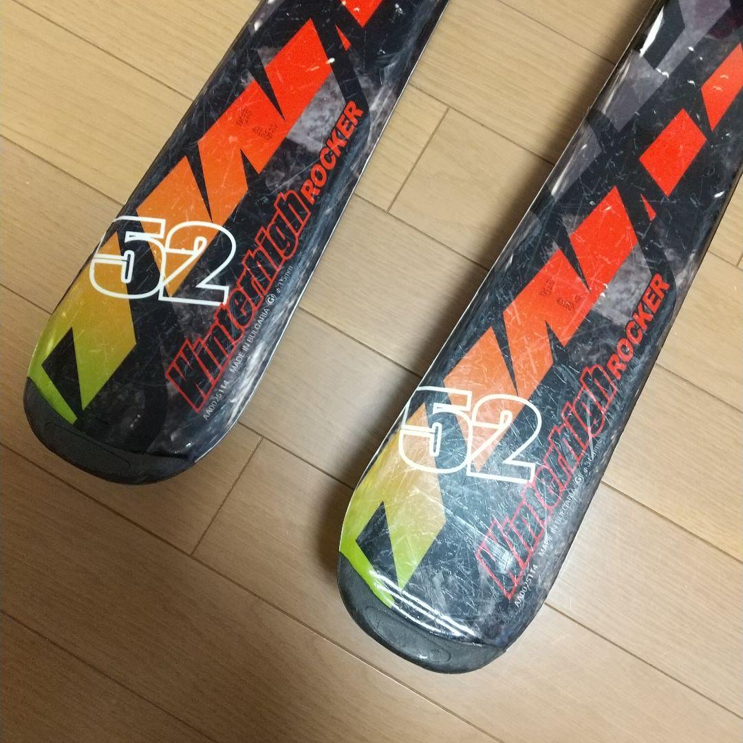 スキー板　150　ポール付き　KAZAMA