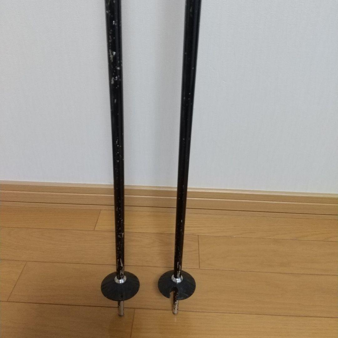 スキー板　150　ポール付き　KAZAMA