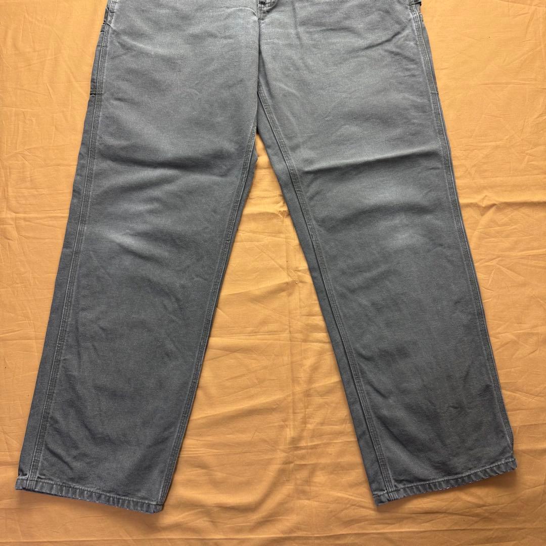 美品　carhartt モスグリーン　ダック　ペインターパンツ　W36 L34