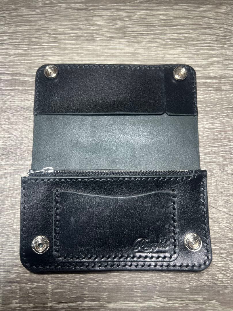 【即納】ミドルトラッカーウォレット　北米産ステアハイド