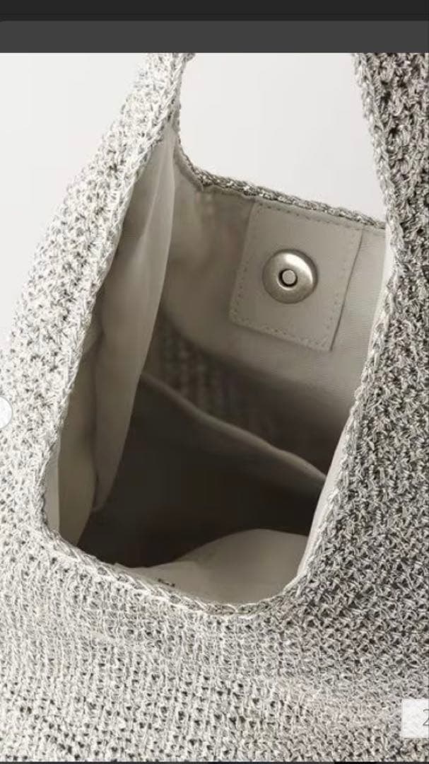 タグ付未使用BEAUTY＆YOUTHメタルコードワンハンドルショルダーバッグ