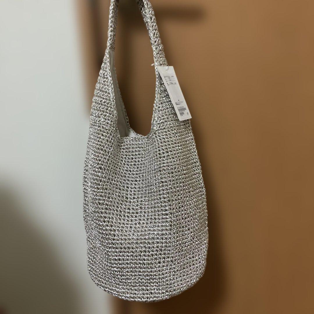 タグ付未使用BEAUTY＆YOUTHメタルコードワンハンドルショルダーバッグ