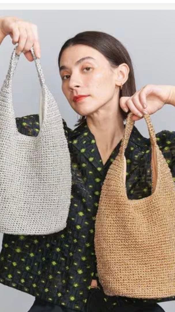 タグ付未使用BEAUTY＆YOUTHメタルコードワンハンドルショルダーバッグ